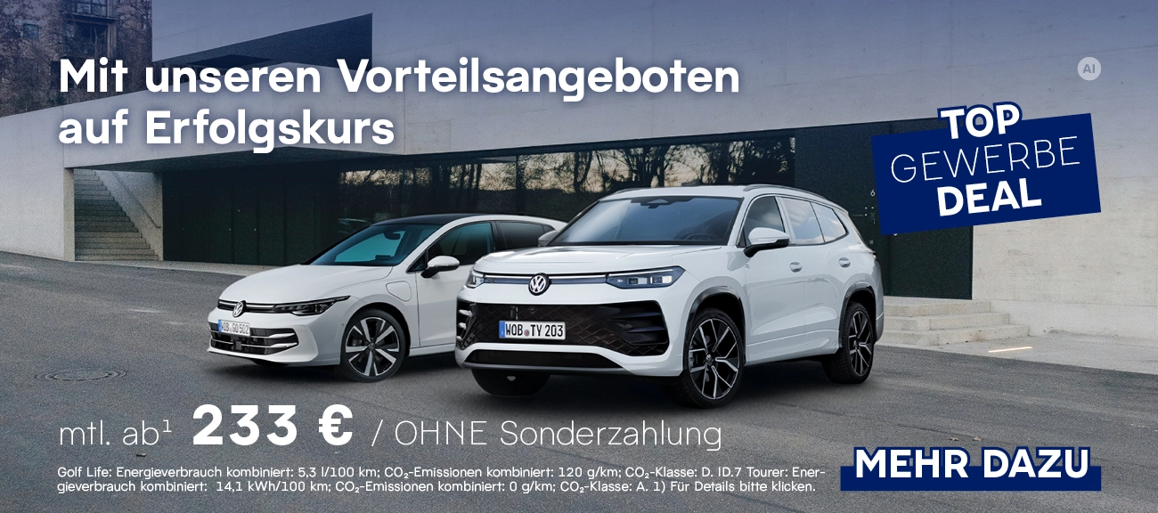 VW Gewerbe Sonderleasing