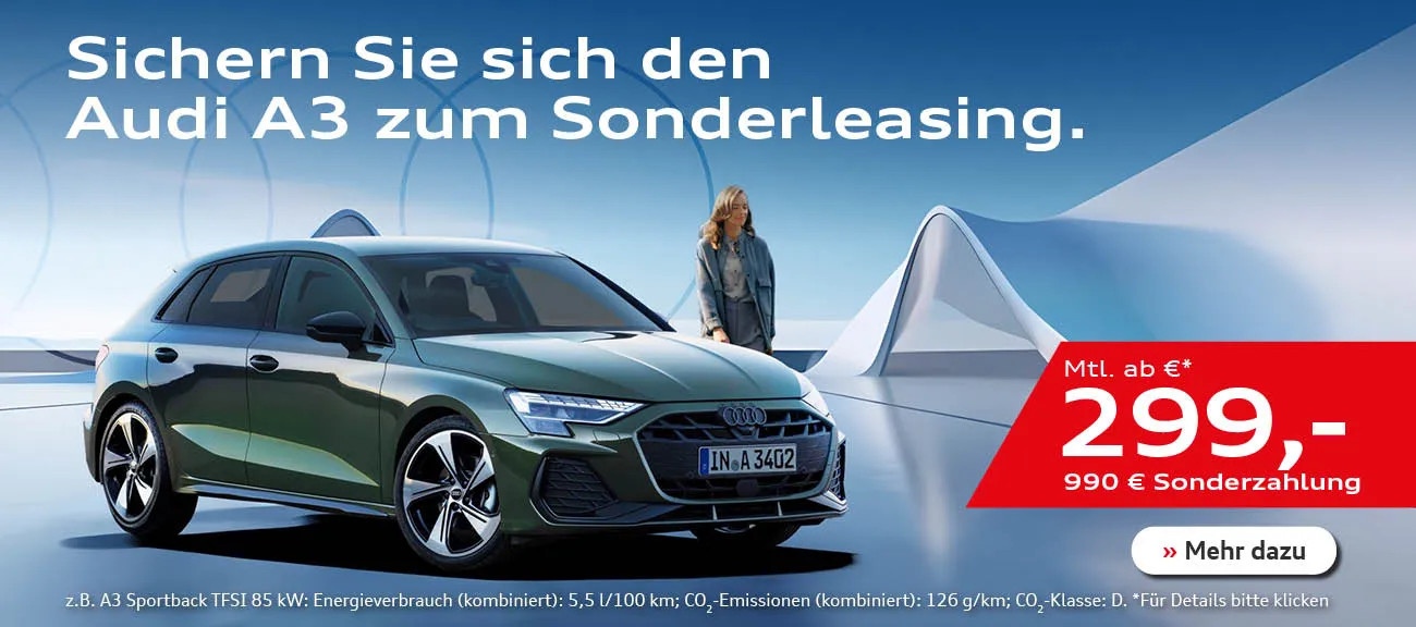 Slider A3 Sportback Sonderleasing