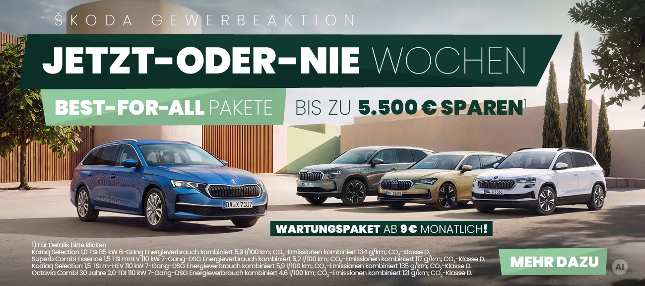 Skoda JETZT-ODER-NIE Wochen