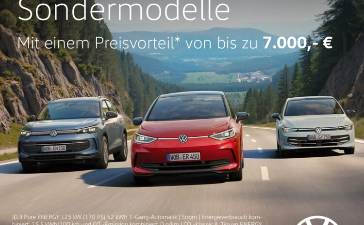  VW ENERGY Sondermodelle