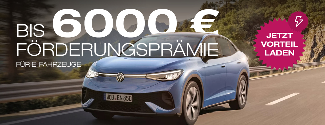 VW E-Fahrzeug Förderprämie