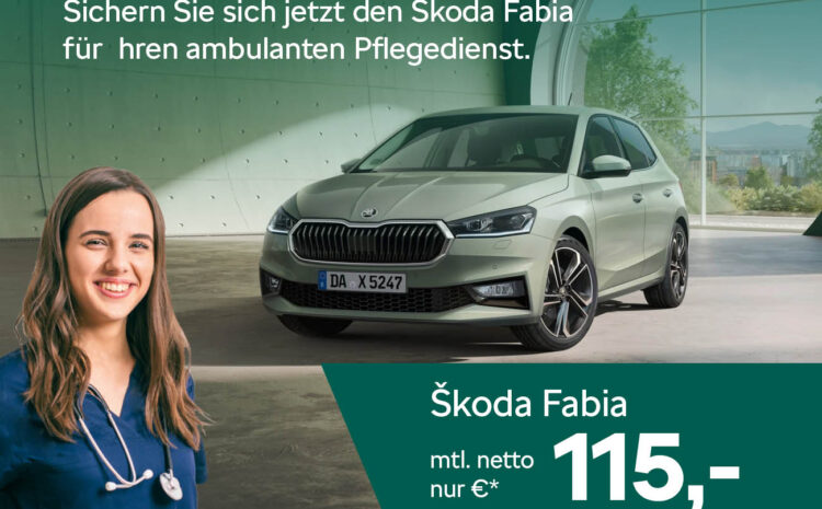 Skoda Fabia für Pflegedienste