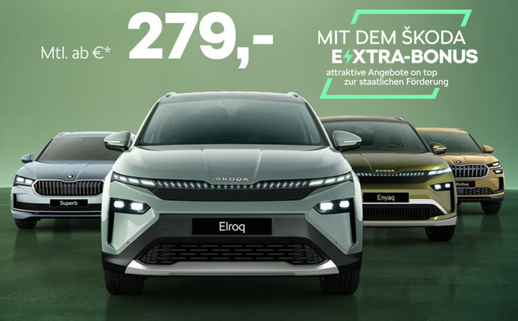  Der Škoda E-XTRA-Bonus