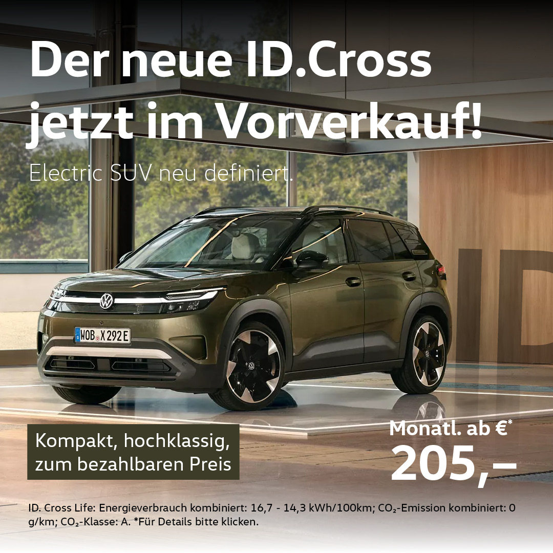 BEITRAGSBILD NEW VW ID CROSS Q3